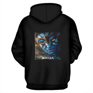 Avatar เสื้อกันหนาวโพลีเอสเตอร์ พิมพ์ลายตัวอักษร สีดํา สําหรับแต่งคอสเพลย์