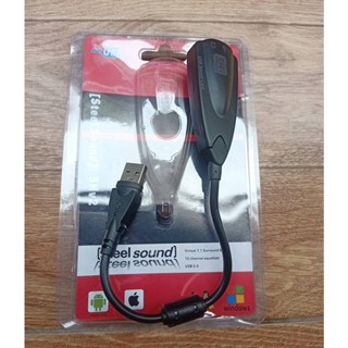 ส่งจากไทย Sound card ซาวด์การ์ด usb 2.0 Soundcard 5Hv2 SteelSound พร้อมส่ง