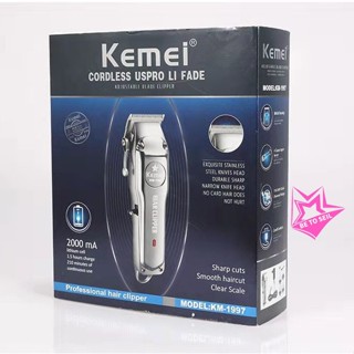 Kemei รุ่น KM-1997 แบตเตอเลี่ยนตัดผมไร้สาย