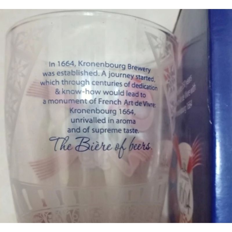 Kronenbourg แก้วเบียร์ 350 ปี