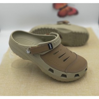 รองเท้าหัวโตCrocs Yukon Vista Clog ลําลอง รองเท้าผู้ชาย ไซส์กว้าง