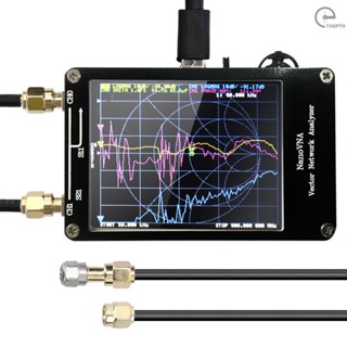 [T&amp;H] เครื่องวิเคราะห์เครือข่ายเวคเตอร์ หน้าจอสัมผัสดิจิทัล 50KHz-900MHz MF HF VHF UHF แบบพกพา