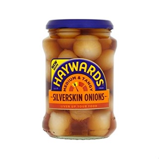 Silverskin onions medium &amp; tangy 400g - Haywards