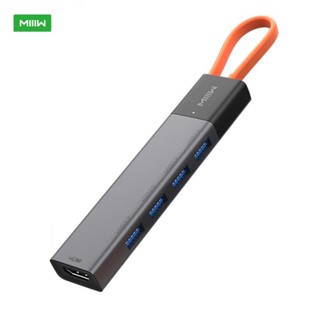 Xiaomi MIIIW 5-in-1 อะแดปเตอร์ฮับ USB Type-C 3.0 HDMI 4K ความเร็วสูง อเนกประสงค์ สําหรับแล็ปท็อป MacBook Pro