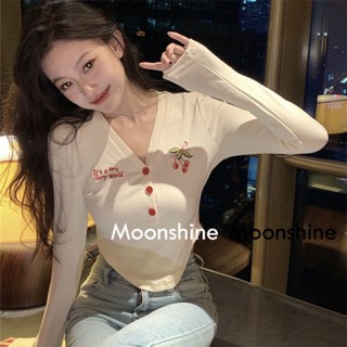 Moon  เสื้อครอป เสื้อสายเดี่ยว ย้อนยุค y2k 2022 NEW คุณภาพสูง Comfortable Unique Stylish S071145 36Z230909