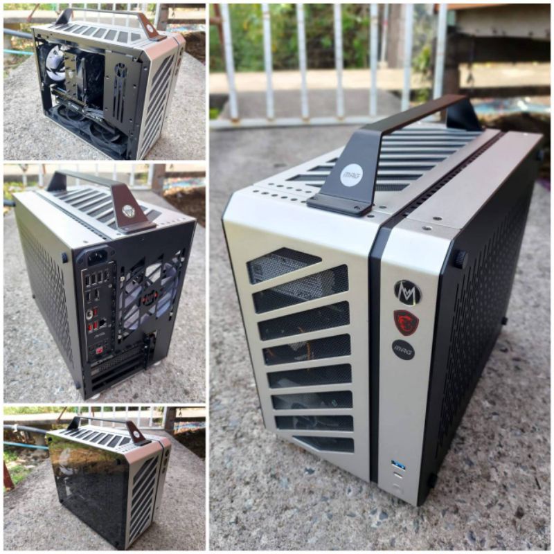 เคส itx // ใส่MB mAtx psu Atx ได้ // c28 itx case mechanic master