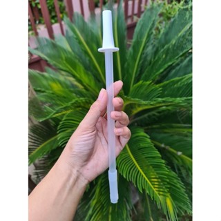 พร้อมส่ง‼️หลอดดูดน้ำพลาสติก แถมแปรงล้าง ยาว 28 cm หลอดดูดน้ำพลาสติก ใส่กระบอกน้ำ1.3 ลิตร อุปกรณ์เสริมกระบอกน้ำ