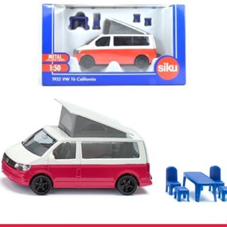 SIKU VW T6 California with movable roof and accessories ซิกุโมเดล รถตู้พร้อมเฟอร์นิเจอร์ รหัส SK1922