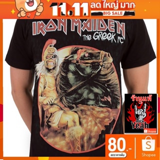 เสื้อวง IRON MAIDEN ร็อคในตำนาน อมตะ เสื้อวินเทจ ไอเอิร์นเมเดน ไอร่อน RCM1803