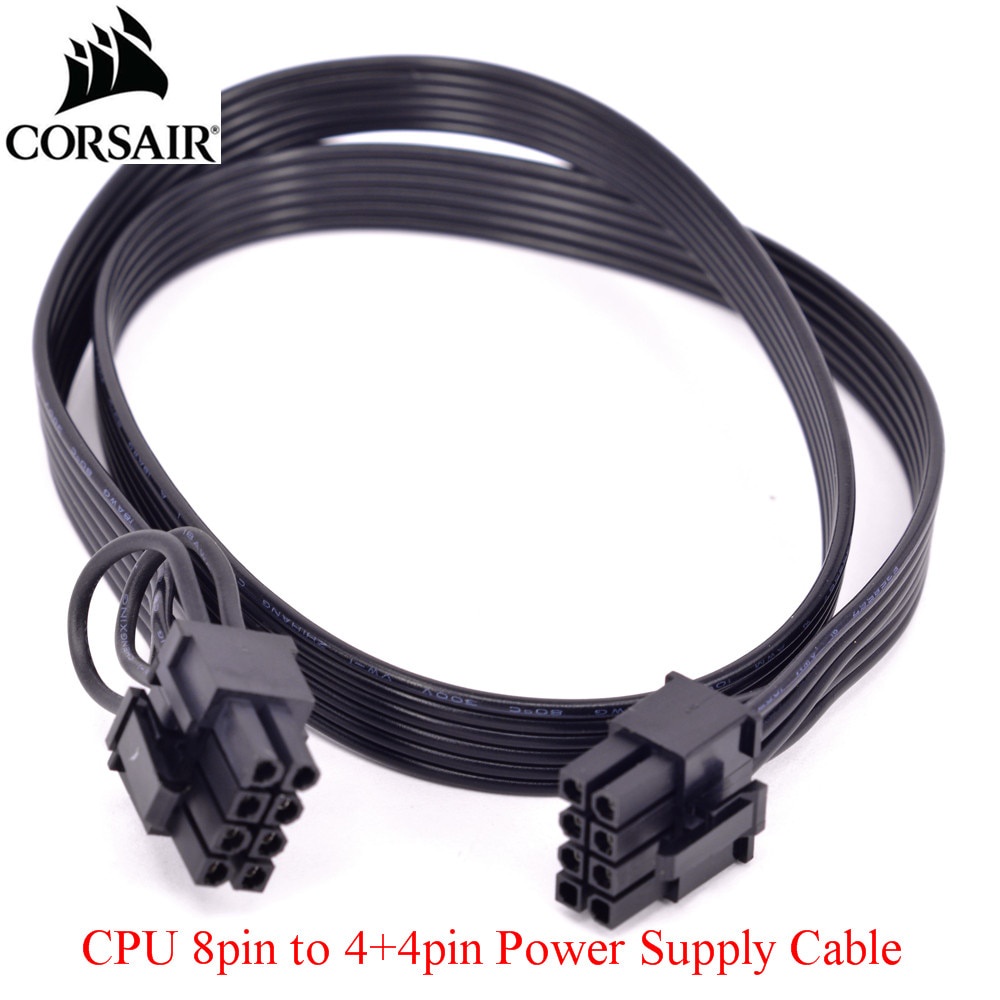 Corsair CPU 8Pin ถึง 8pin 4 + 4Pin สายไฟสําหรับ HX1200 HX1000 HX850 HX750