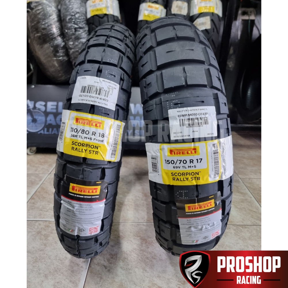ยาง Pirelli Scorpion Rally STR ขอบ 17 18 19 Triumph CB500X R1200GS