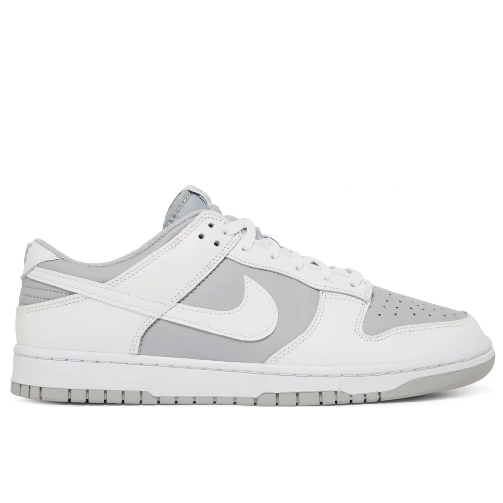 nike dunks low grey and white