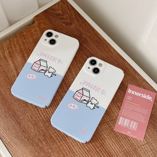 เคสโทรศัพท์มือถือแบบแข็ง ลายหมีน่ารัก สําหรับ IPhone 11 11ProMax 12 12Pro 12ProMax 13 13Pro 13ProMax 14 14Pro 14plus 14ProMax