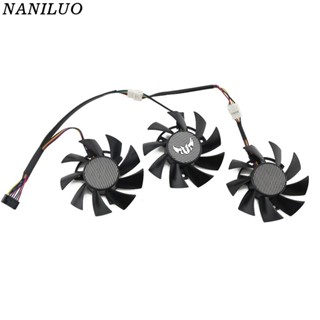 3PCS 75MM 4PIN Cooling Fan For ASUS TUF Gaming X3 RX 5700 XT RX5700 XT Graphics card fan replacement PLA08015S12HH GPU F