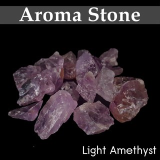 Aroma Stone [Pack 200 g.] หินสีม่วงอ่อน Light Amethyst ขนาด 1-3 cm.