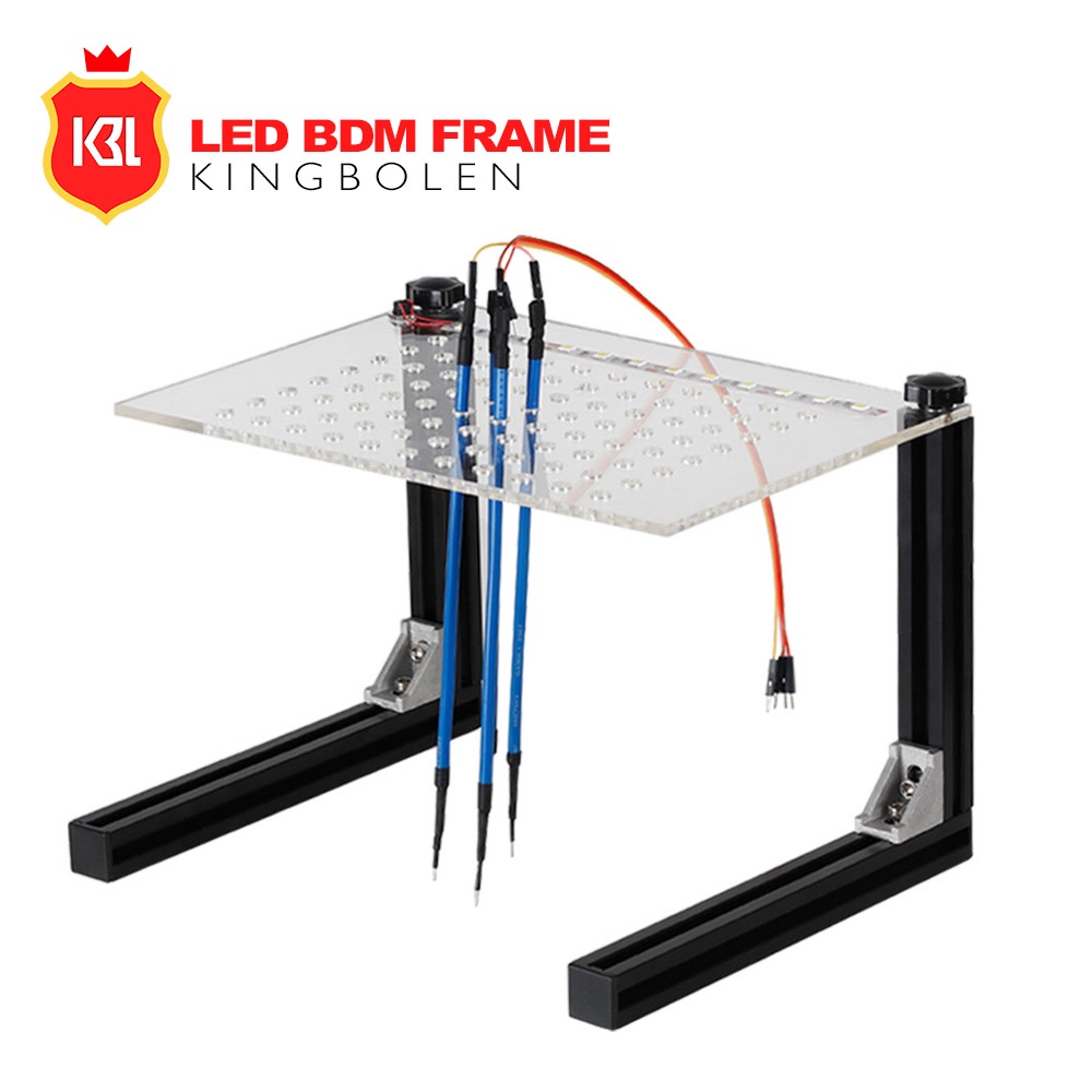 ใหม่ชุด LED BDM กรอบ ECU การเขียนโปรแกรมเครื่องมือ BDM วงเล็บพร้อมไฟ LED 4 Pins สําหรับ Ktag KESS V2