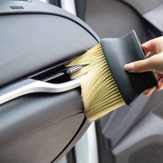 Yellow Wool Interior Detail Brush Air Conditioning Air Outlet Interior Edge Interdental Brush Cleaning Car Wash Brush Interior Tools z4Gq