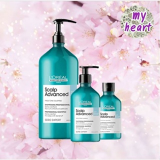 Loreal Scalp Advanced Anti Dandruff Shampoo 300/500/1500 ml. แชมพูสูตรเฉพาะสำหรับหนังศีรษะมีรังแคมาก