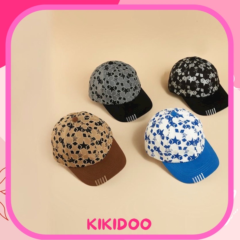 หมวก Kikidoo BASEBALL นําเข้าหมวกแฟชั่น STAR MOTIF TP39