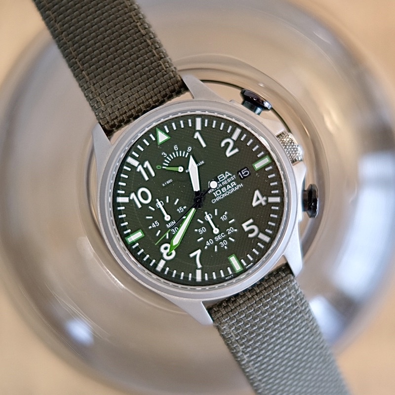 ALBA 10BAR CHRONOGRAPH ref.AS6105X1 (Green)