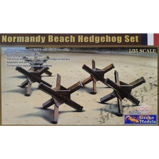 GECKO 35GM0081  NORMANDY BEACH HEDGEHOD SET [1/35]