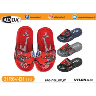 ADDA Spiderman รองเท้าแตะเด็ก สไปเดอร์แมน ลิขสิทธิ์แท้ เนื้อนิ่ม หน้านูน 2มิติ  เบอร์25-35 31R6V