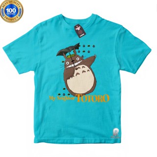 เสื้อยืด ผ้าฝ้าย พิมพ์ลาย Totoro UNISEX COTTUN สําหรับเด็ก (ฟรีชื่อ)