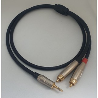 สายสัญญาณ stereo 3.5 - RCA × 2 1m.