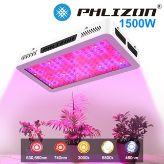 🔥พร้อมส่ง🔥110V-277V Phlizon 1500W ไฟปลูกต้นไม้ ไฟ LED Grow Light ไฟปลูกต้นไม้ LED สําหรับปลูกพืชในสวน ไฟปลูกต้นไม้  UV&amp;IR สําหรับปลูกพืชในร่ม ไฟปลูก ไดโอดเต็มสเปกตรัมหรี่แสงได้