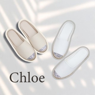 Chloe รองเท้าเปิดส้น หัวกากเพชร