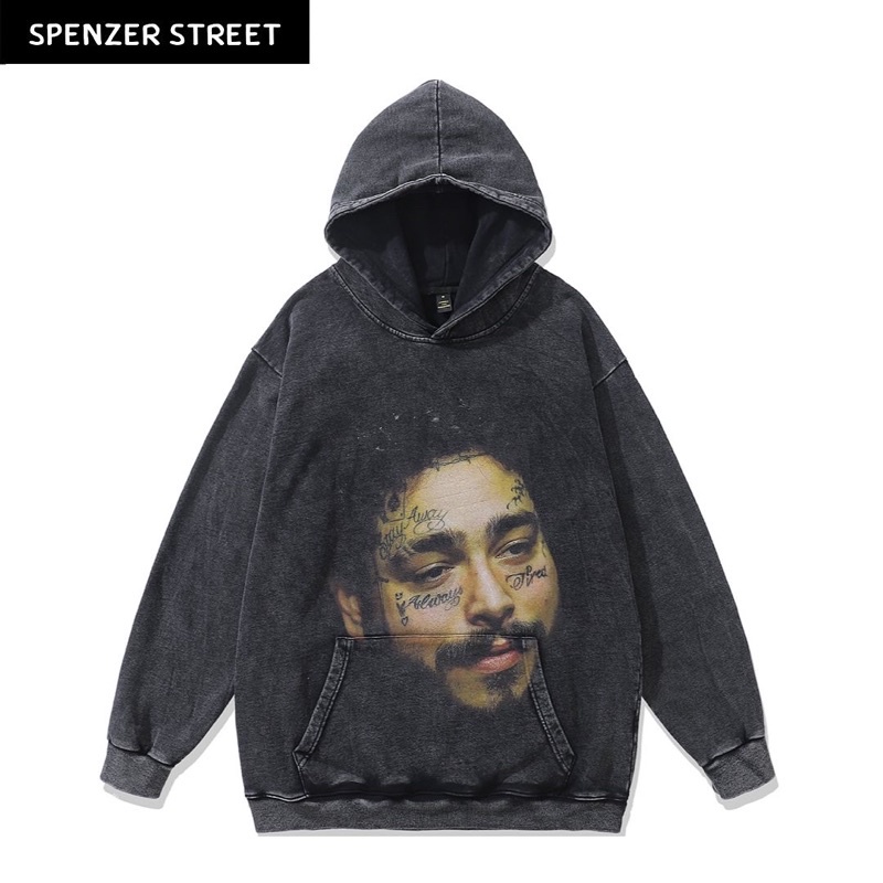 Spenzer.street | 🖤 post malone hoodies เสื้อกันหนาว แขนยาว ฮู้ด เสื้ออปป้า เกาหลี เสื้อy2k ทราวิส 2pac ฮิต 2022  มาใหม่
