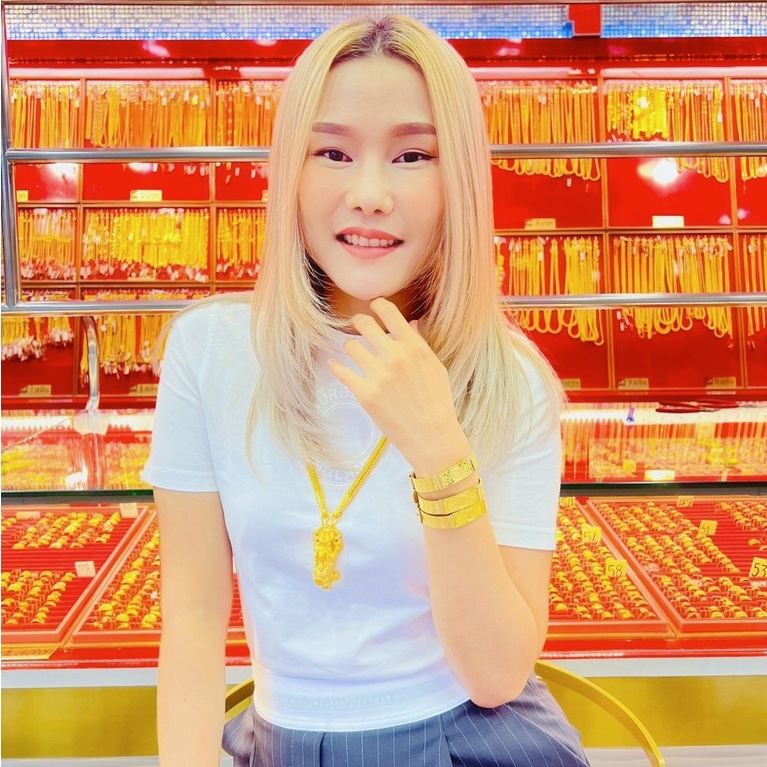 กำไลสายนาฬิกา แผ่นทองแท้ 0.2 กรัม ทองคำแท้ 96.5% #ท้าวเวสสุวรรณ #หยินหยาง #มังกรคู่ #ปี่เซียะคู่ ข้อมือสายมู