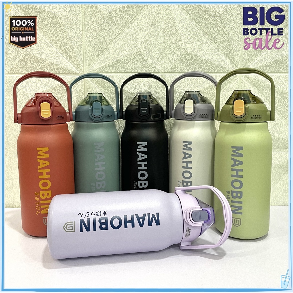 Mahobin แก้วเก็บความเย็น สแตนเลส316 ขวดน้ำสูญญากาศ กระติกน้ำเก็บความเย็น V3 ขนาด1300ml , 1700ml รูปที่ 8