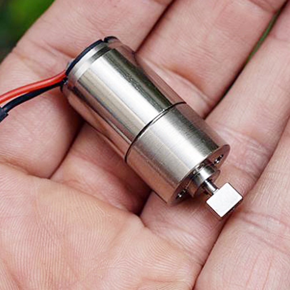 16MM Precision มอเตอร์เกียร์ DC 3V 5V 6V มินิโลหะเกียร์ Coreless ลดมอเตอร์ Mute ความเร็วช้า 42RPM-83RPM