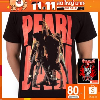 เสื้อวง Pearl Jam เสื้อ เพิร์ลแจม ร็อคในตำนาน ลายอมตะ เสื้อวินเทจ RCM1436