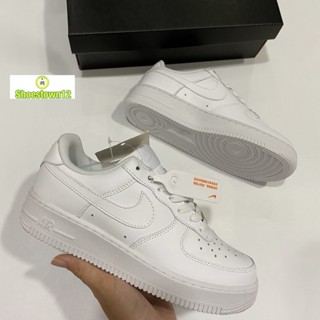 งาน HI-END 🔥รองเท้า ผ้าใบใส่สบาย  Air Force 1 36..45สีขาวล้วน  พร้อมส่ง สินค้าพร้อมกล่อง และใบเสร็จใบเซอ🔥🌿