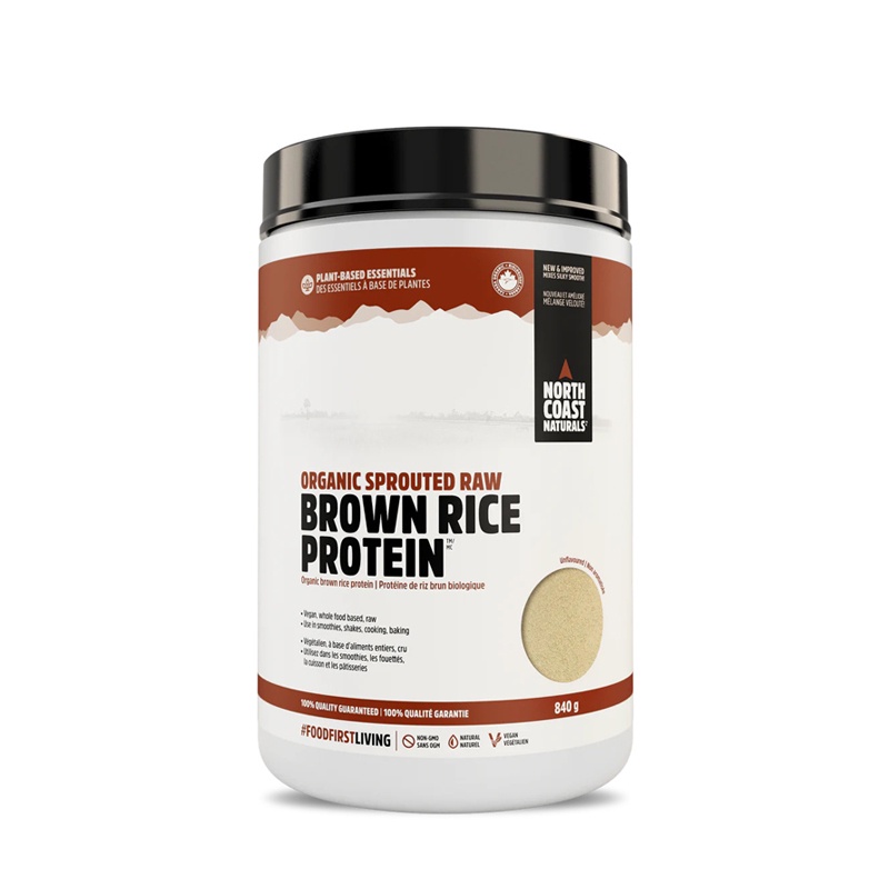 NORTH COAST NATURALS-Organic Sprouted Brown Rice Protein 840 g. โปรตีนข้าวกล้อง ของแท้