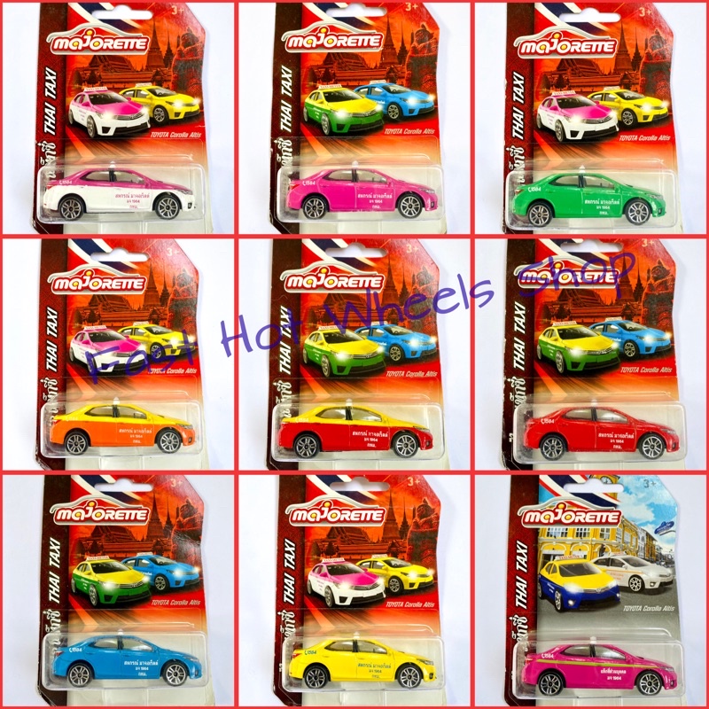 โมเดลรถ Majorette Thai Taxi Toyota Corolla Altis