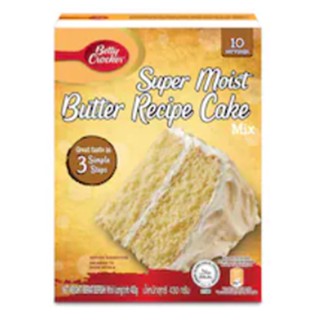 Betty Crocker Super Moist Butter Recipe Cake Mix 430g.อาหารเครื่องดื่ม  วัตถุดิบสำหรับทำขนม  แป้งทำขนม เบเกอรี่