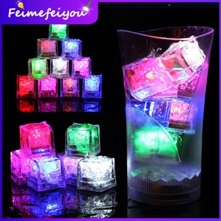 ก้อนน้ําแข็ง ไฟ LED เปลี่ยนสีอัตโนมัติ กันน้ํา สําหรับตกแต่งงานปาร์ตี้ บาร์