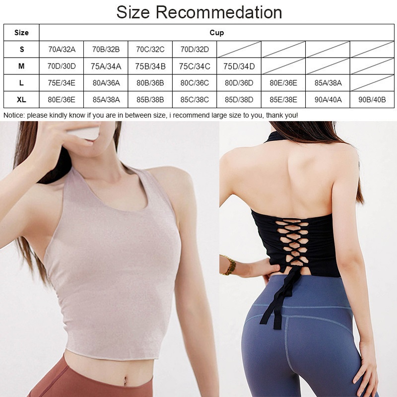 BCloud Hide SEXY Back Sports Bra Fitness Yoga Tank Crop Top Female Running Vest Women Gym Workout Shirt HOT Girl Camis S #6