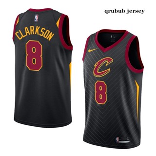 เสื้อกีฬาแขนสั้น ลายทีม TR22HGR3 สําหรับผู้ชาย สินค้าพร้อมส่ง #Cleveland ทหารม้า #8 เสื้อกีฬาแขนสั้น ลายทีม Jordanϟclarkson PEkbgl07HLifgo10 สไตล์เรโทร