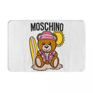 Moschino (2) พรมเช็ดเท้า ผ้าสักหลาด กันลื่น ดูดซับน้ํา แห้งเร็ว สําหรับห้องน้ํา 16x24 นิ้ว พร้อมส่ง