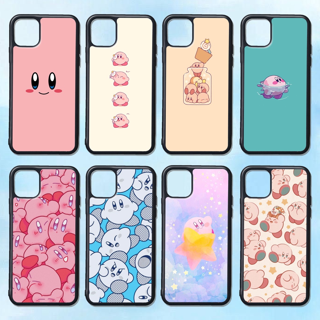 Custom RUBBER IPHONE ANDROID CASE ALL TYPE KIRBY AESTHETIC CUTE THEME CASE