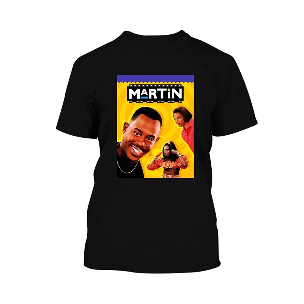 เสื้อยืด Martin Lawrence Show Gina Shanaynay Martin 68 สีดํา