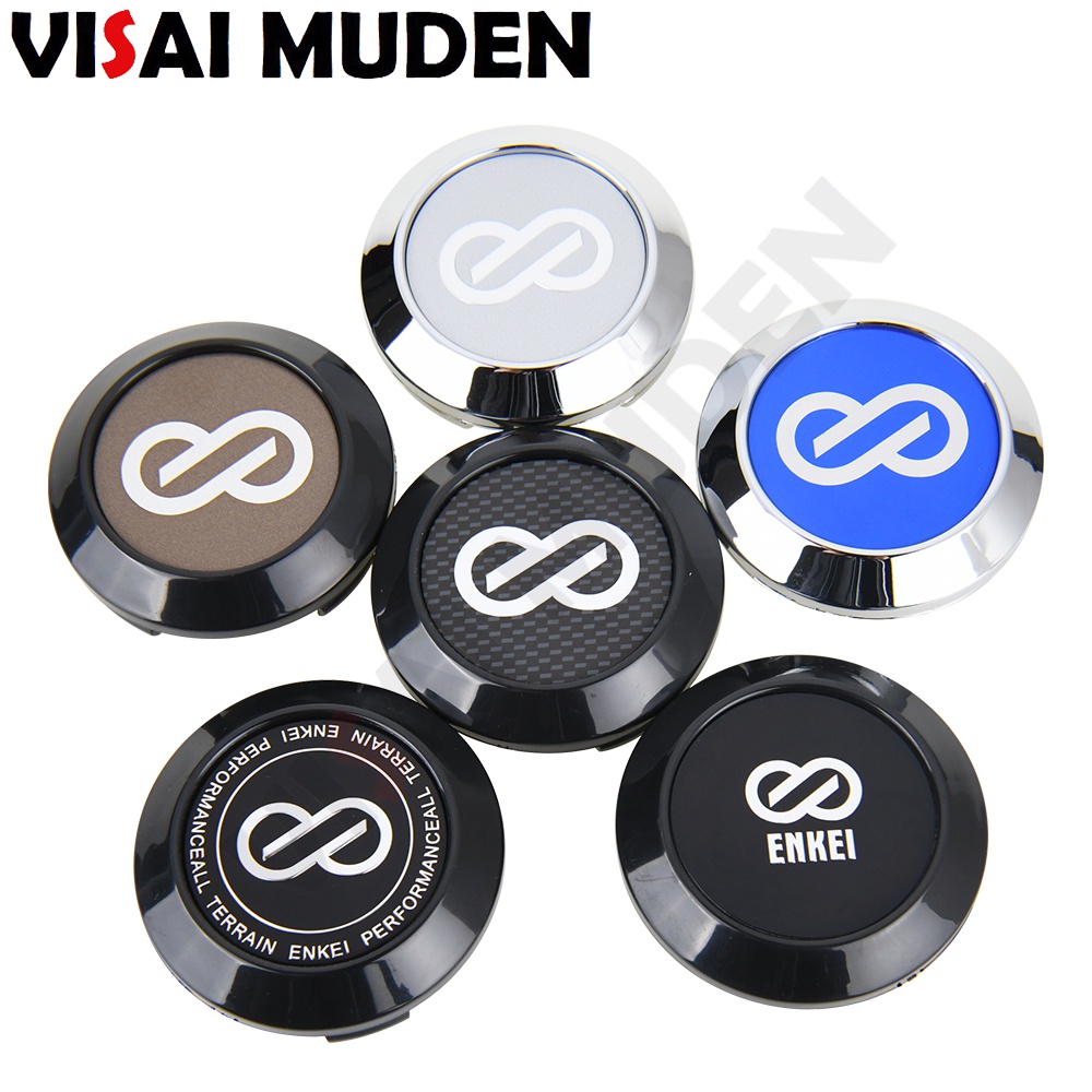 1ชุด/4ชิ้น OD 66MM/ID 62มม แข่งรถฝาครอบดุมล้อWORKโลโก้EQUIP MEISTER VSฝาครอบดุมล้อรถเก๋ง ครอบดุมล้อตัวสูง