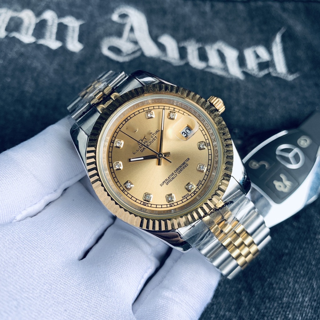ภาพถ่ายจริงของนาฬิกา Datejust ออโตเมติก 41mm