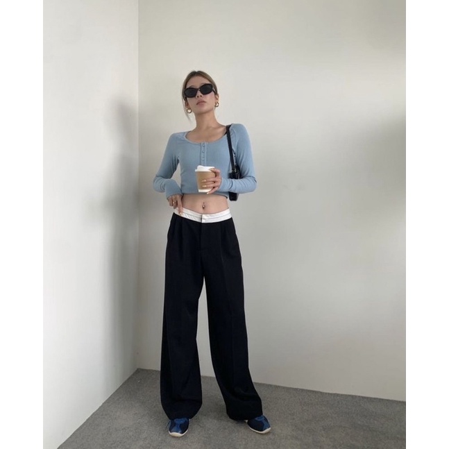RARIS.CLOSET - Low Waist Trousers