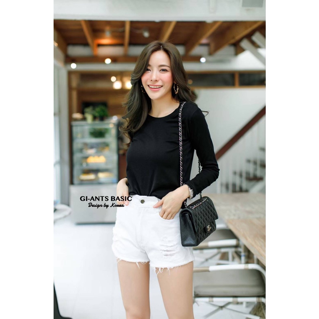 Gi-ants เสื้อคอกลม แขนยาว ผ้าคอทตอลสุดพรีเมี่ยม CARDIGAN_NISTA (GIA2F)