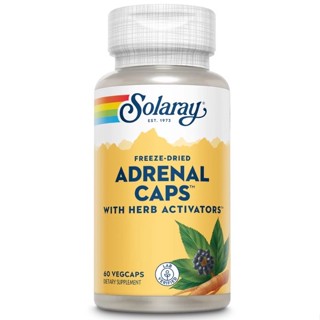 บำรุงต่อมหมวกไต Solaray, Adrenal Caps, 60 Capsules